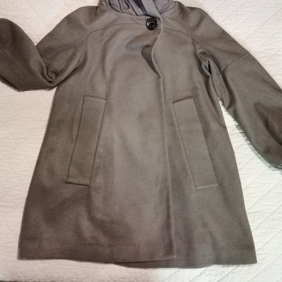 ZARA ladies A-line wrap coat - Picture 7 of 9